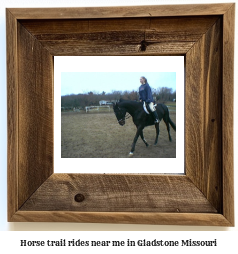 horse trail rides near me in Gladstone, Missouri